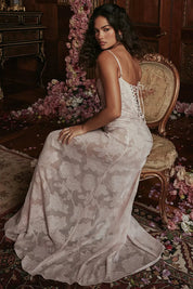 Vestido Longo Floral Branco Exclusivo - Liviele
