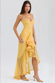 Vestido Longo Amarelo Exclusivo - Liviele