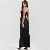 Vestido Longo Para Festas Sem Alça - Liviele