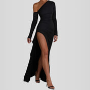 Vestido Longo Preto Daiane - Modelo Liviele