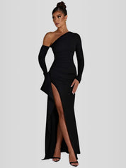 Vestido Longo Preto Daiane - Modelo Liviele