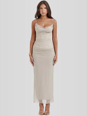 Vestido Longo Slim Fit - Liviele