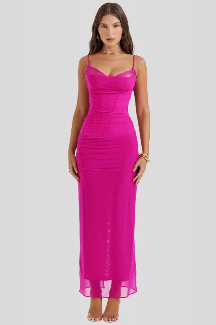 Vestido Longo Slim Fit - Liviele