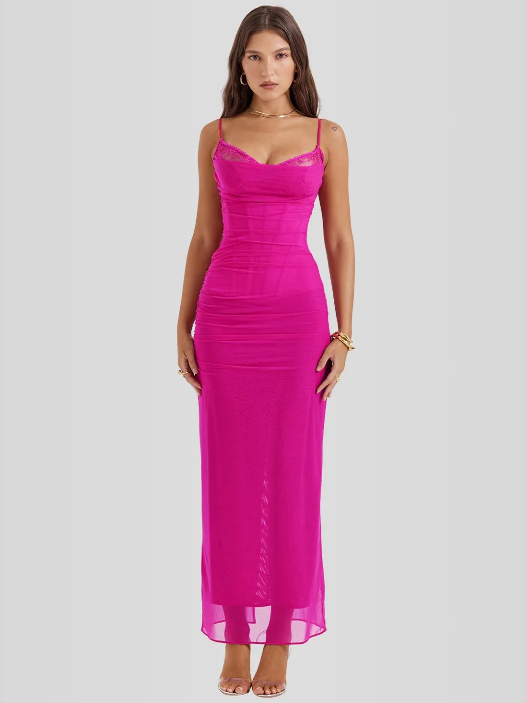 Vestido Longo Slim Fit - Liviele