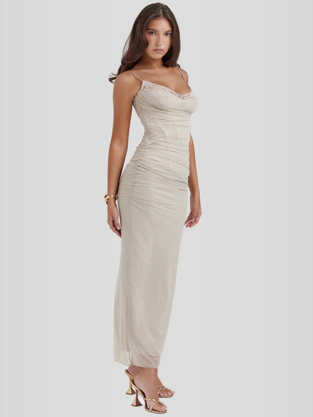 Vestido Longo Slim Fit - Liviele
