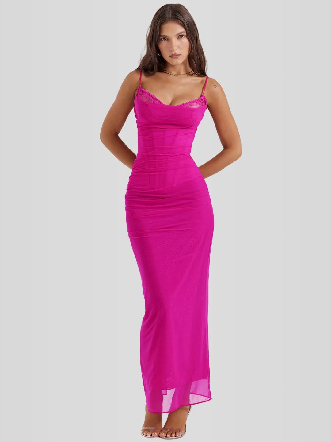 Vestido Longo Slim Fit - Liviele