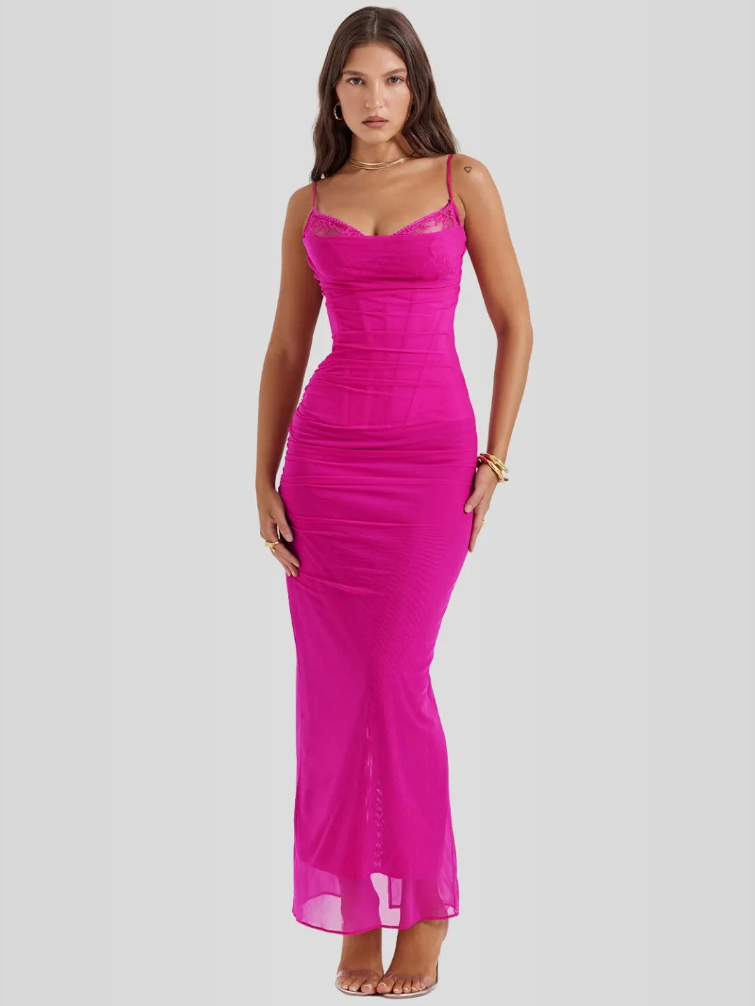 Vestido Longo Slim Fit - Liviele