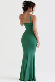 Vestido Longo Vinho Jamilly – Liviele