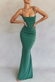 Vestido Longo Vinho Jamilly – Liviele