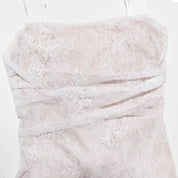 Vestido Longo de Renda Branco - Liviele