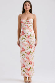 Vestido Maxi Floral - Modelo Liviele