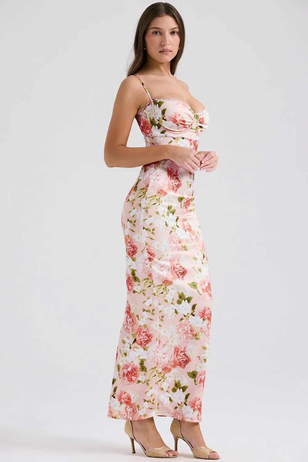 Vestido Maxi Floral - Modelo Liviele