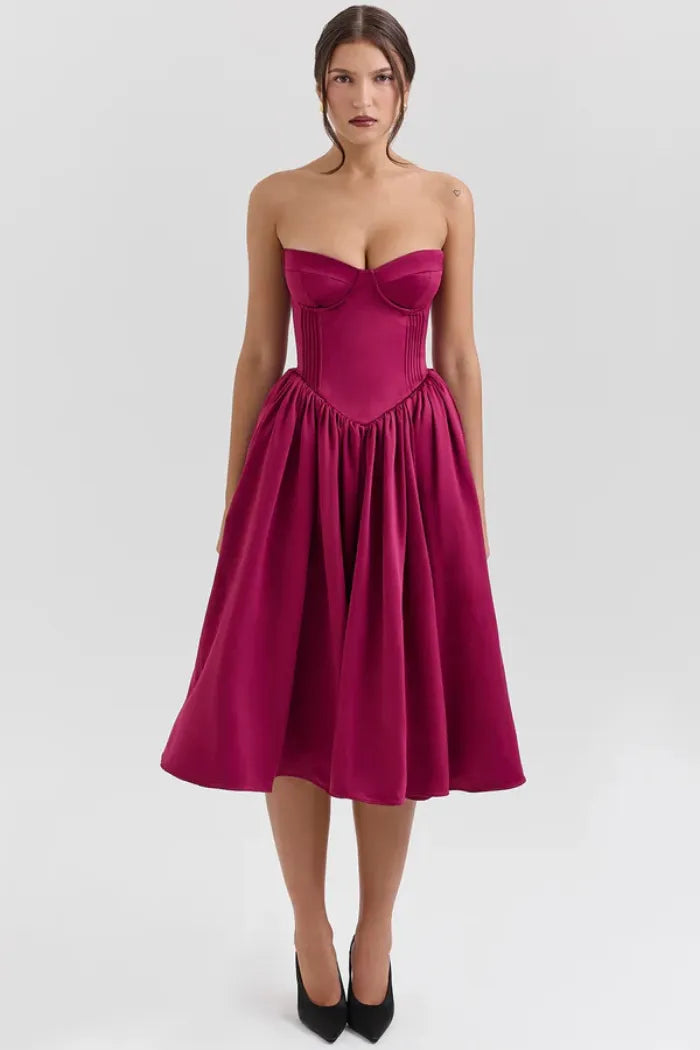Vestido Midi Bailarina - Modelo Liviele
