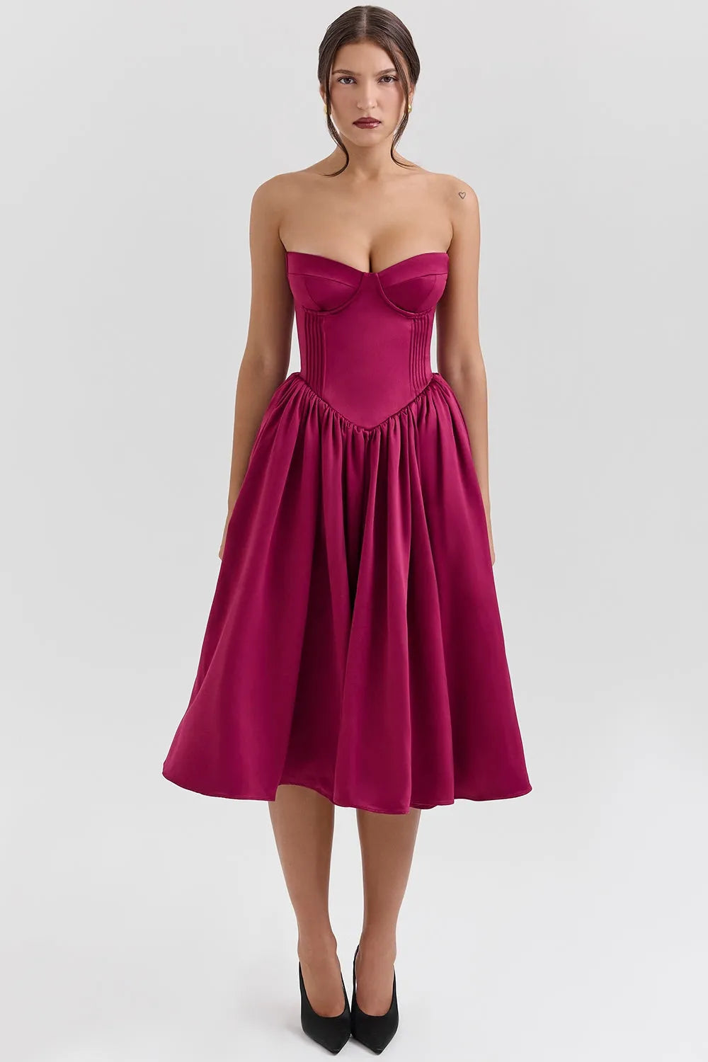 Vestido Midi Bailarina - Modelo Liviele