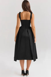 Vestido Midi Cetim Pêssego - Liviele