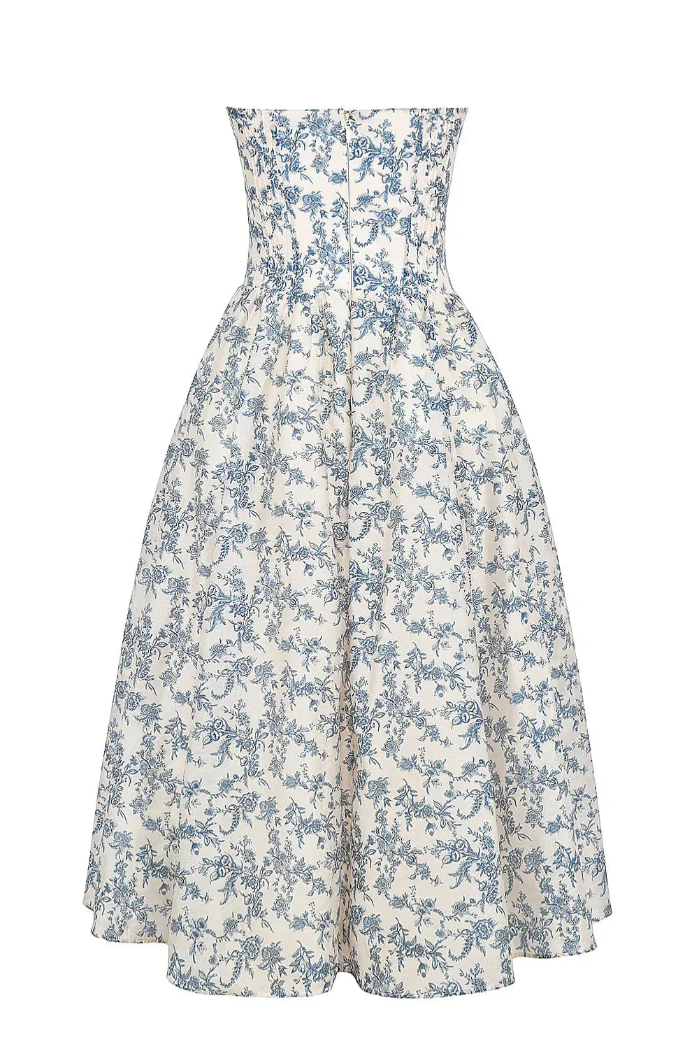 Vestido Midi Floral  Modelo Liviele