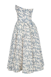 Vestido Midi Floral  Modelo Liviele