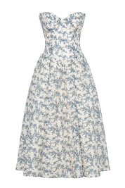 Vestido Midi Floral  Modelo Liviele