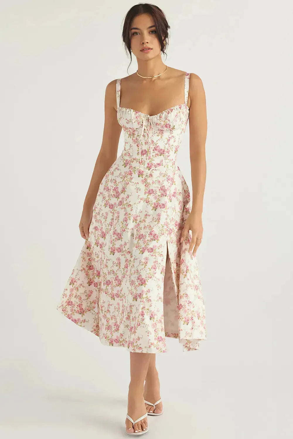 Vestido Midi Lia - Modelador de Cintura