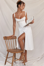 Vestido Midi Lia - Modelador de Cintura