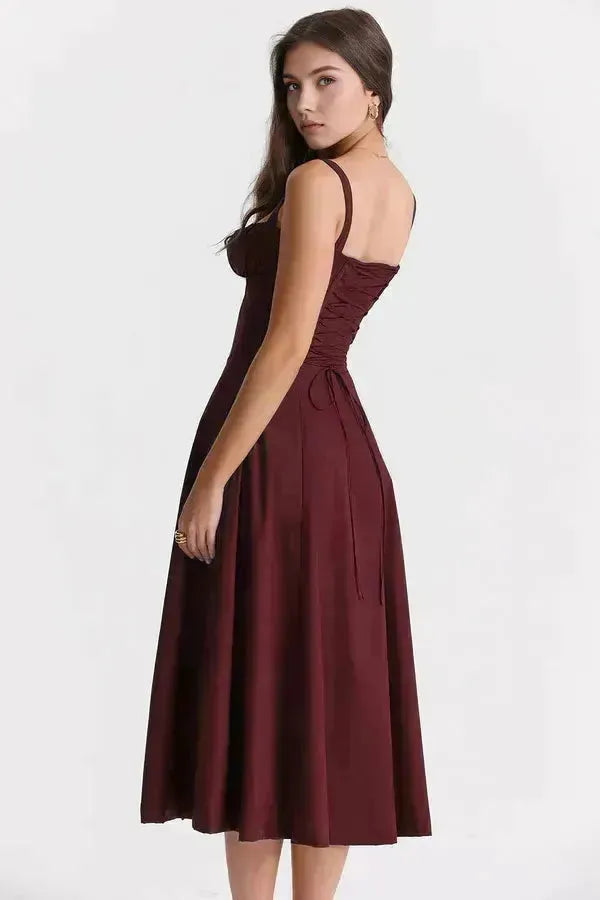 Vestido Midi Lia - Modelador de Cintura