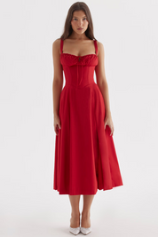 Vestido Midi Lia - Modelador de Cintura