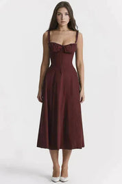 Vestido Midi Lia - Modelador de Cintura