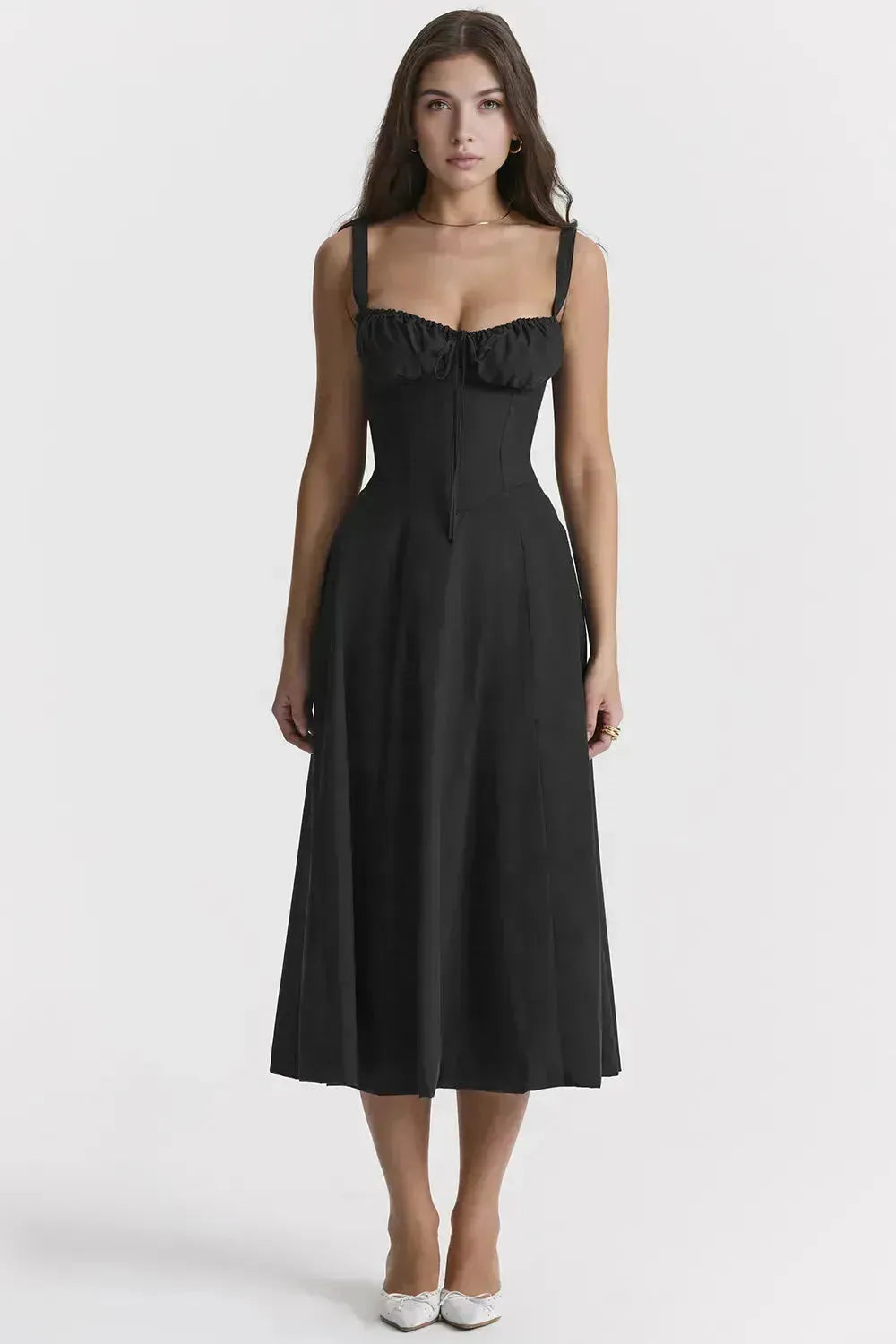 Vestido Midi Lia - Modelador de Cintura