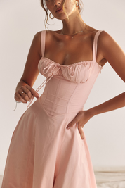 Vestido Midi Lia - Modelador de Cintura