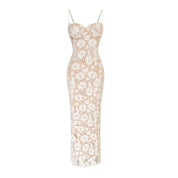 Vestido Midi Liviele- Todo em Renda