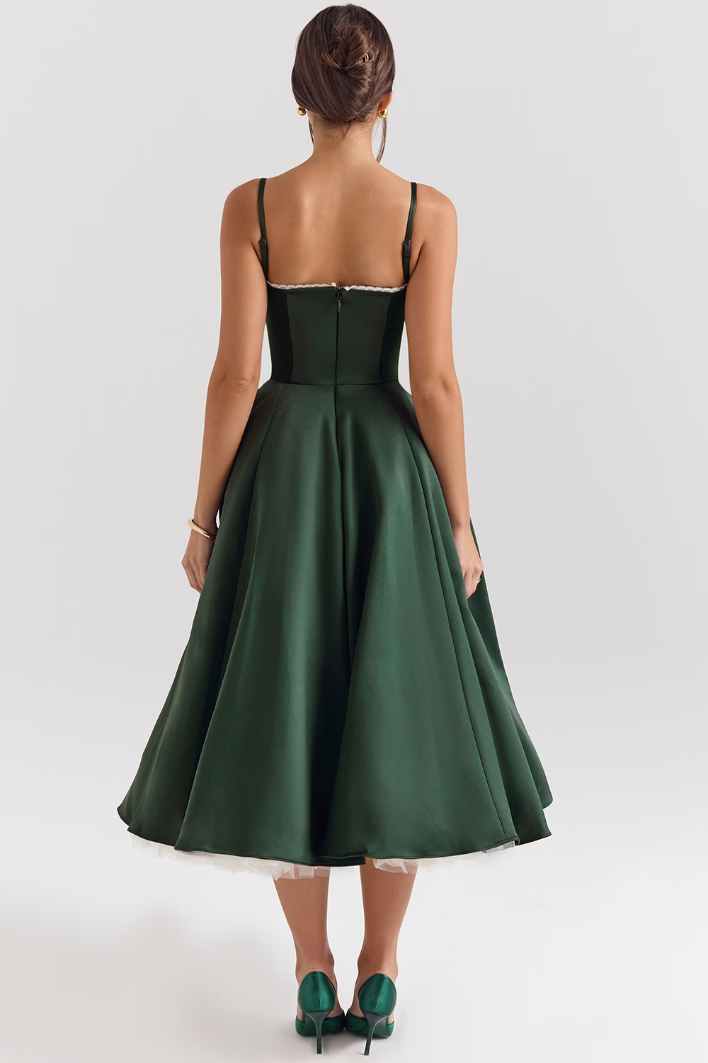 Vestido Midi Liviele - Modela a Cintura | Dupla Camada