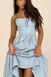 Vestido Midi Sem Alça Modelo - Liviele