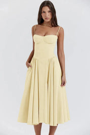 Vestido Midi Slim Modelador - Modelo Liviele