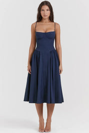 Vestido Midi Slim Modelador - Modelo Liviele