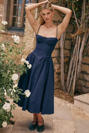 Vestido Midi Slim Modelador - Modelo Liviele