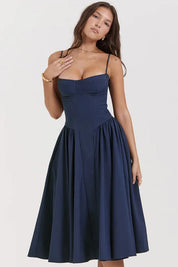 Vestido Midi Slim Modelador - Modelo Liviele