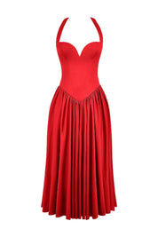 Vestido Midi Vermelho Passione - Liviele