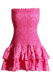 Vestido  Mini em Babados - Liviele