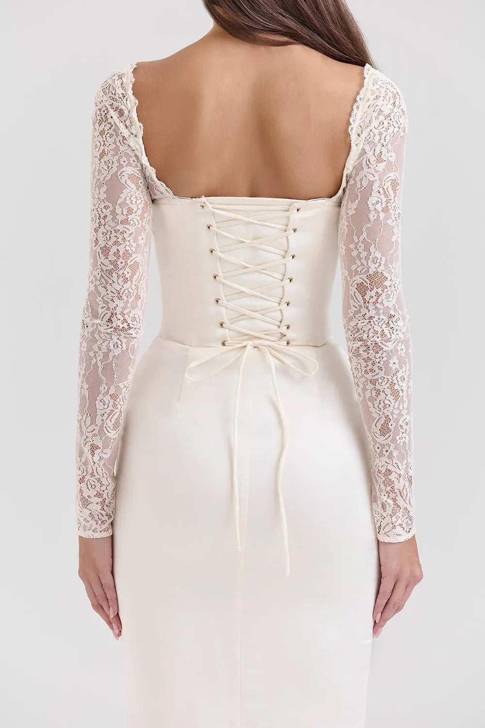 Vestido Longo Em Cetim - Modelo Liviele